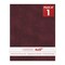 Dark Red Suede 4x5 Inch Uncut Mat Board - Blank Sheets, No Opening
